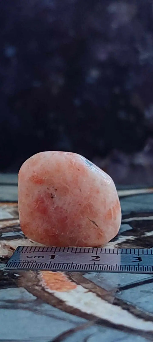 Pierre du soleil Héliolite du Brésil pierre roulée Grade A++++ Pierre du soleil Héliolite