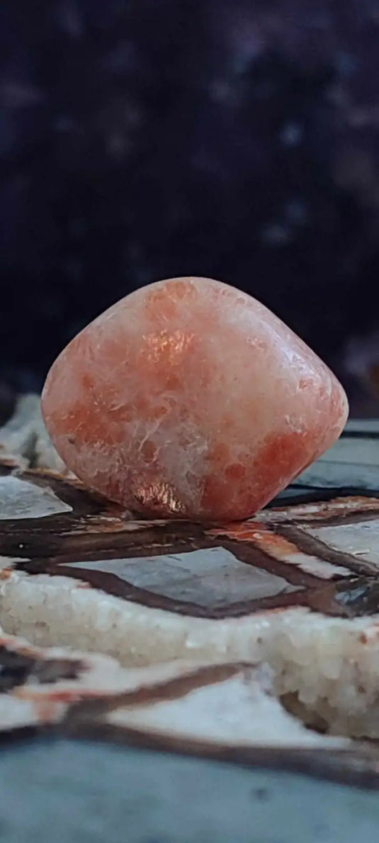 Pierre du soleil Héliolite du brésil pierre roulée Grade A++++ Pierre du soleil Héliolite