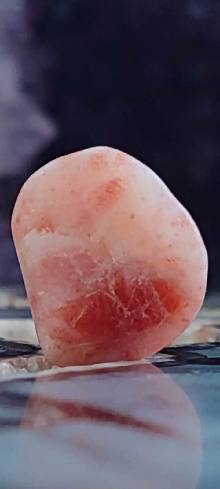 Chargez l&#39;image dans la visionneuse de la galerie, Pierre du soleil Héliolite du Brésil pierre roulée Grade A++++ Pierre du soleil Héliolite
