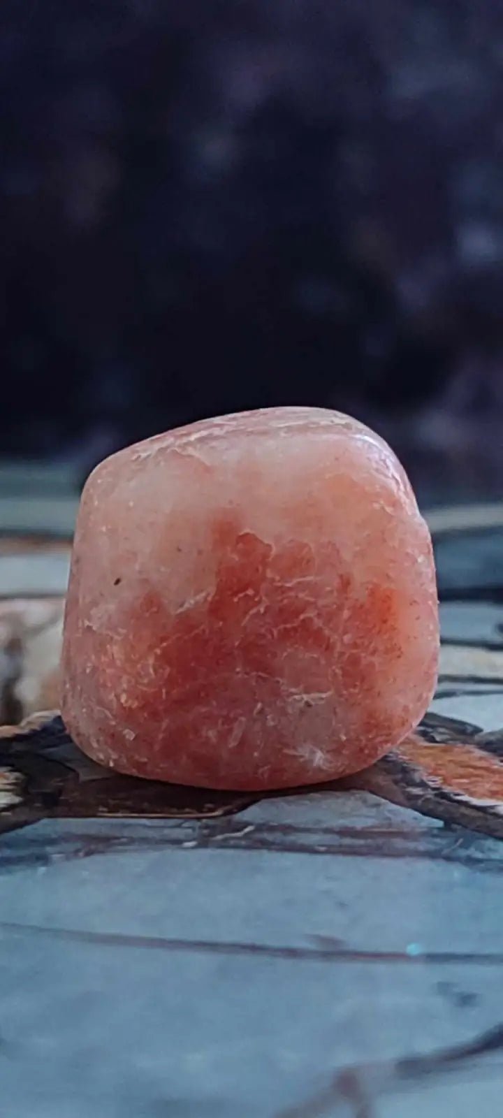 Load image into Gallery viewer, Pierre du soleil Héliolite du brésil pierre roulée Grade A++++ Pierre du soleil Héliolite
