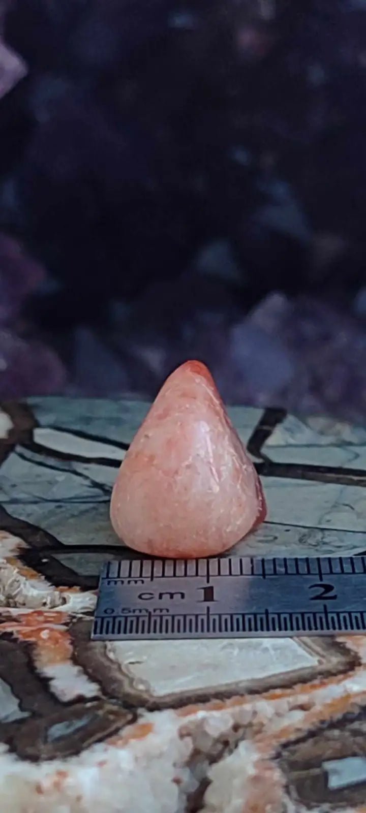 Load image into Gallery viewer, Pierre du soleil Héliolite du Brésil pierre roulée Grade A++++ Pierre du soleil Héliolite
