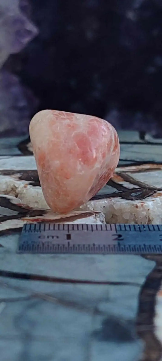 Pierre du soleil Héliolite du brésil pierre roulée Grade A++++ Pierre du soleil Héliolite