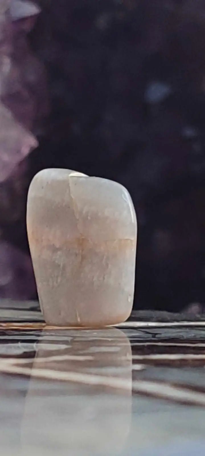 Load image into Gallery viewer, Pierre roulée Adulaire du Brésil pierre roulée Grade A++++ Pierre de lune Adulaire roulée
