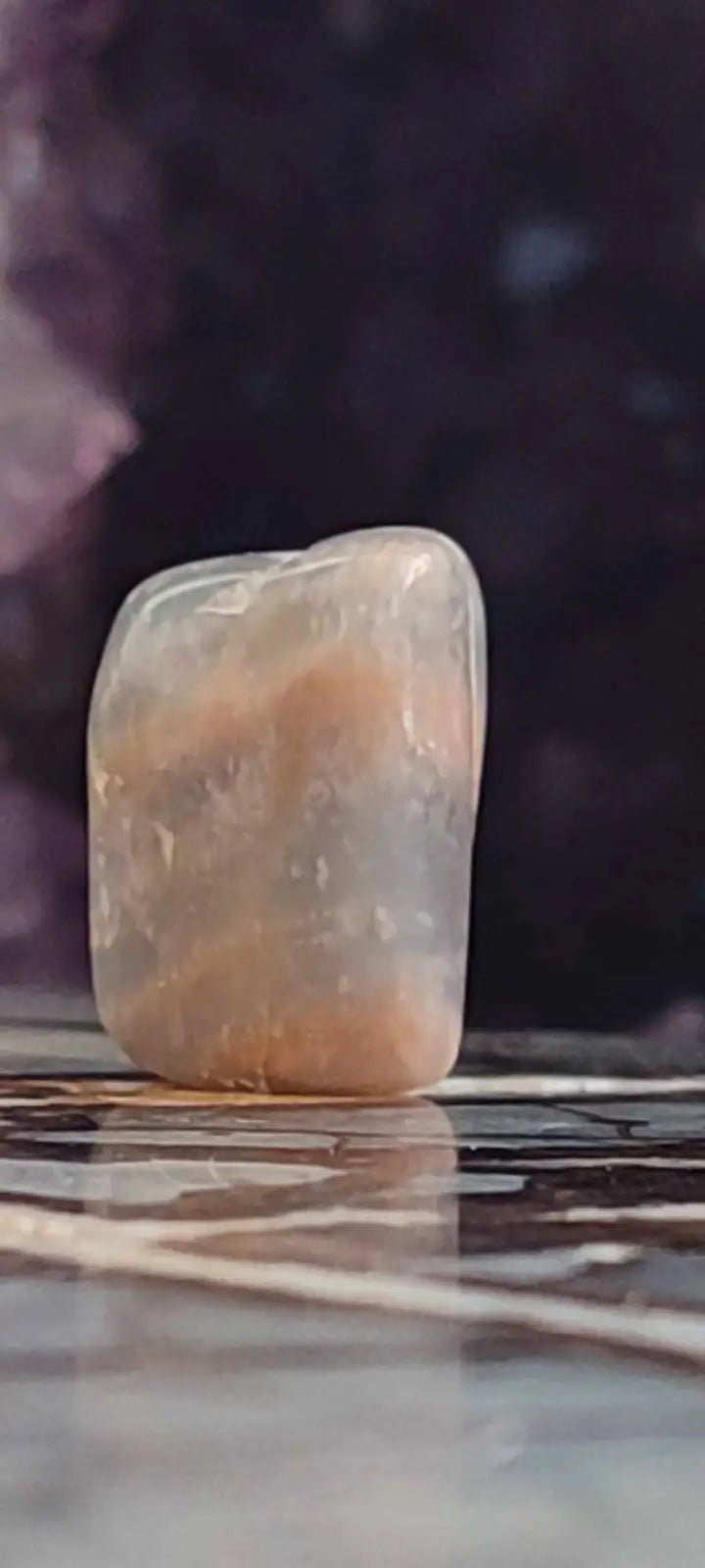 Load image into Gallery viewer, Pierre roulée Adulaire du Brésil pierre roulée Grade A++++ Pierre de lune Adulaire roulée
