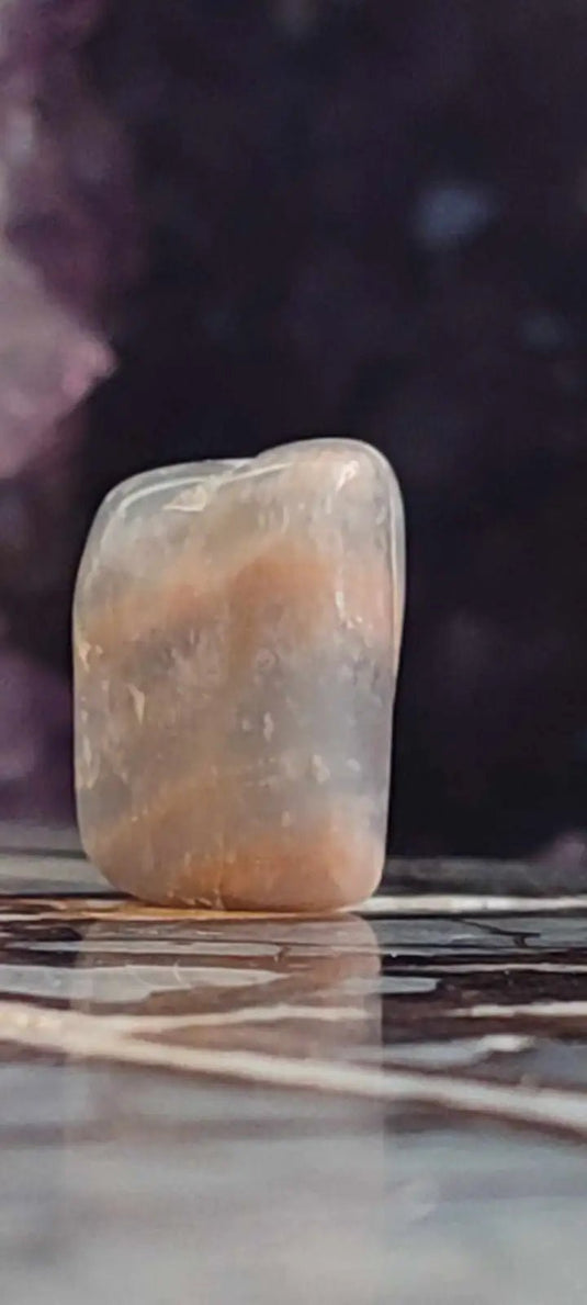 Pierre roulée Adulaire du Brésil pierre roulée Grade A++++ Pierre de lune Adulaire roulée