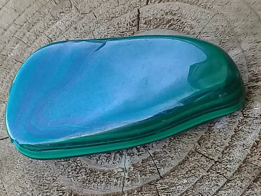 Pierre roulée en Malachite Grade A ++++ Pierre roulée en Malachite