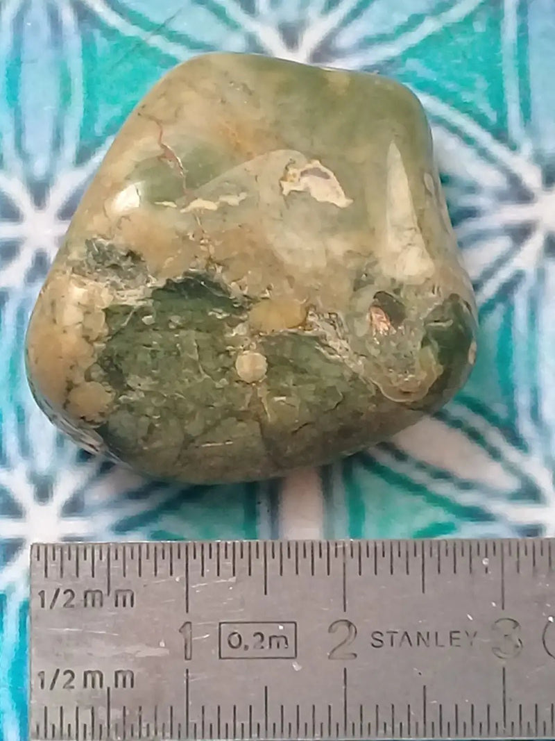 Chargez l&#39;image dans la visionneuse de la galerie, Pierre roulée Jaspe Rhyolite Grade A ++++ Pierre roulée Jaspe Rhyolite
