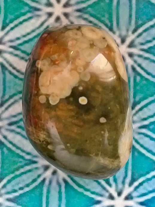 Pierre roulée Jaspe Rhyollite Grade A ++++ Pierre roulée Jaspe Rhyolite