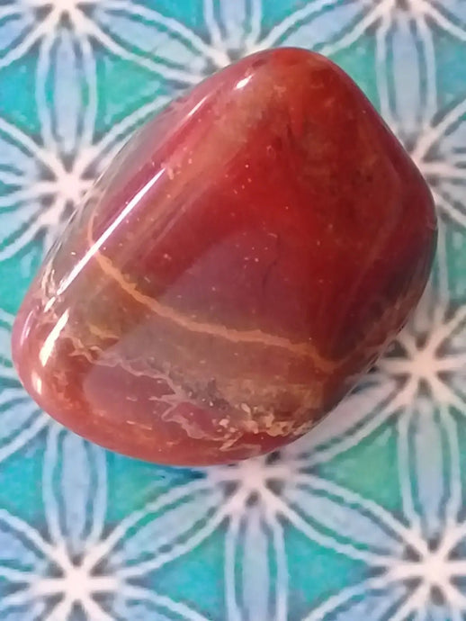 Pierre roulée Jaspe rouge Grade A +++ Pierre roulée Jaspe rouge