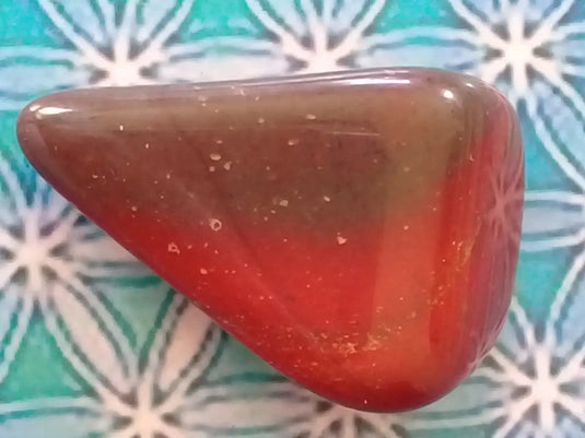 Pierre roulée Jaspe rouge Grade A +++ Pierre roulée Jaspe rouge