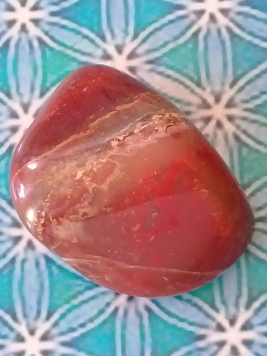 Pierre roulée Jaspe rouge Grade A +++ Pierre roulée Jaspe rouge