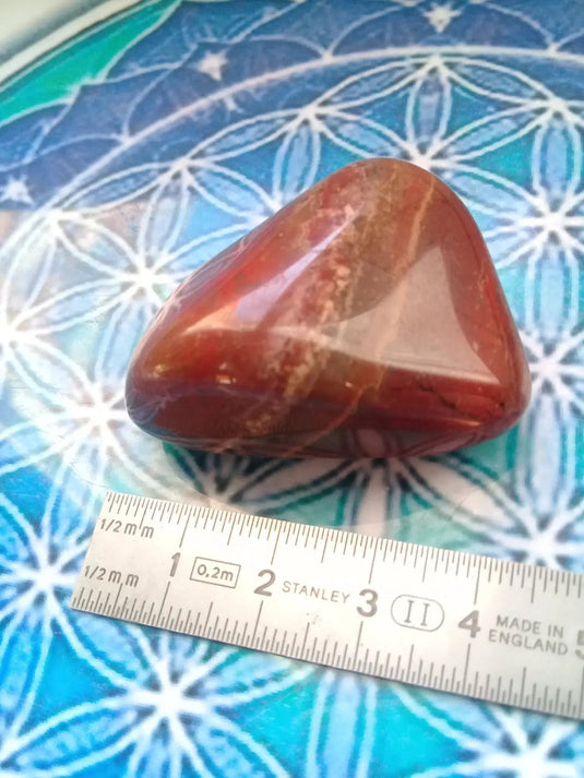 Pierre roulée Jaspe rouge Grade A +++ Pierre roulée Jaspe rouge