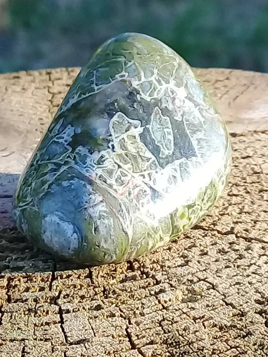 Pierre roulée Jaspe vert Grade A +++ Pierres roulées Jaspe vert