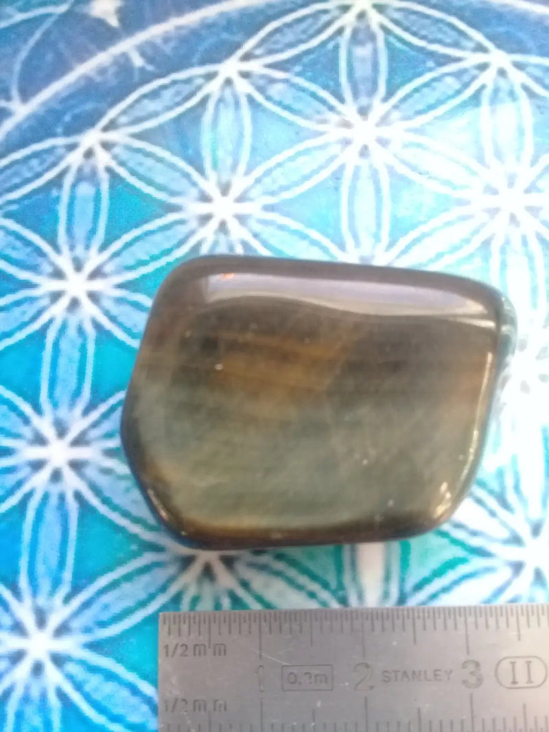 Chargez l'image dans la visionneuse de la galerie, Pierre roulée Œil de faucon Grade A ++++ Pierre roulée Œil de faucon
