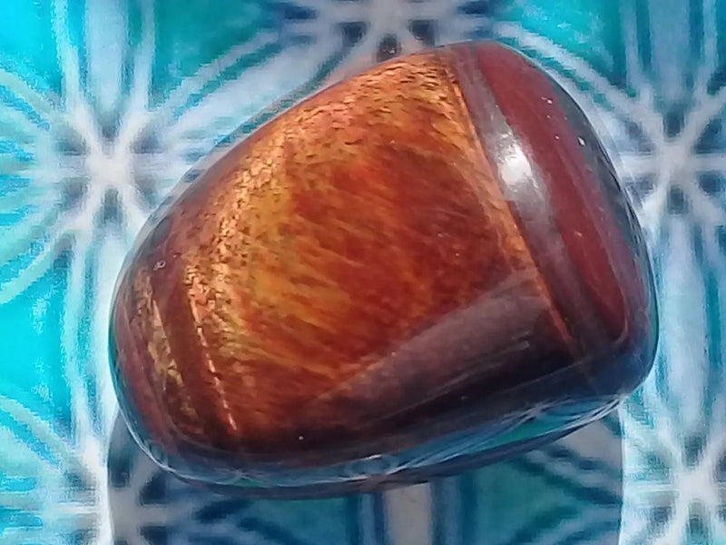 Chargez l&#39;image dans la visionneuse de la galerie, Pierre roulée Œil de taureau Grade A ++++ Pierre roulée Œil de taureau
