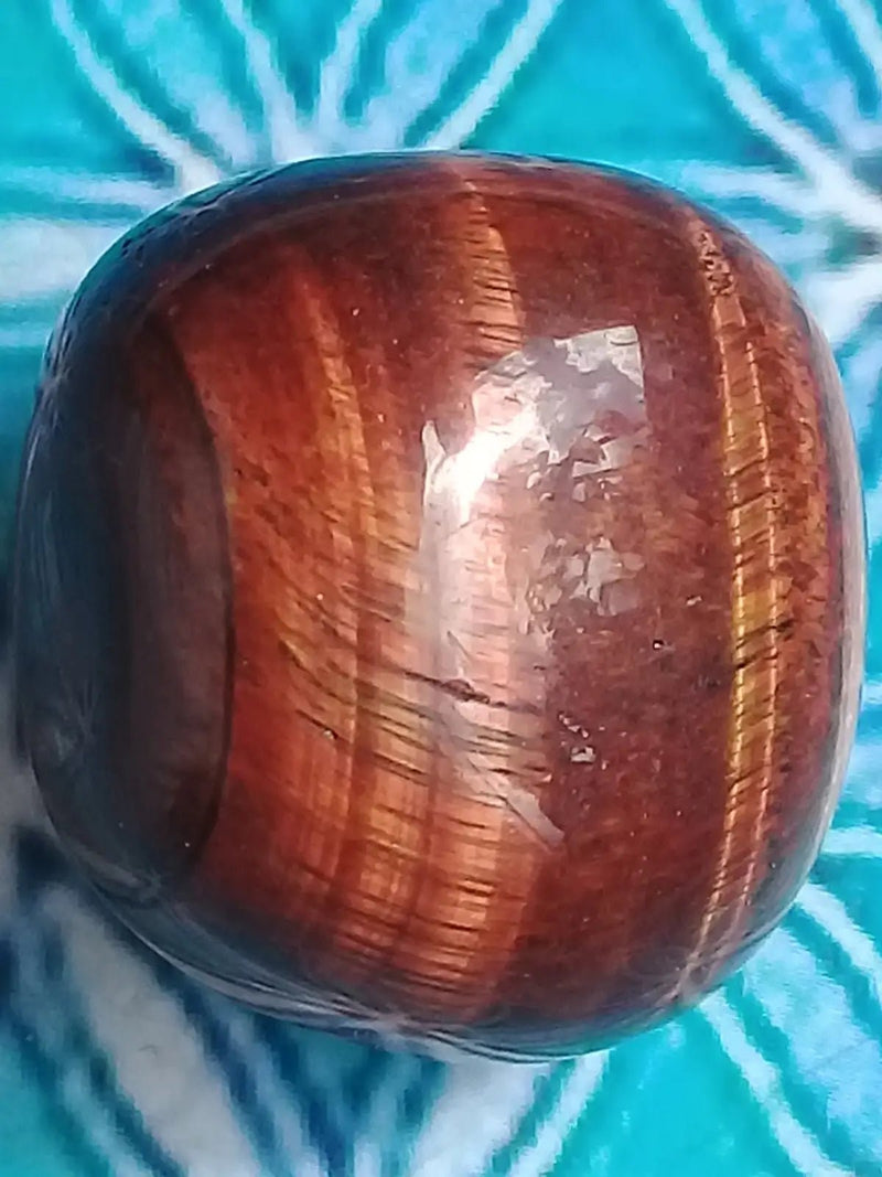 Chargez l'image dans la visionneuse de la galerie, Pierre roulée Œil de taureau Grade A ++++ Pierre roulée Œil de taureau
