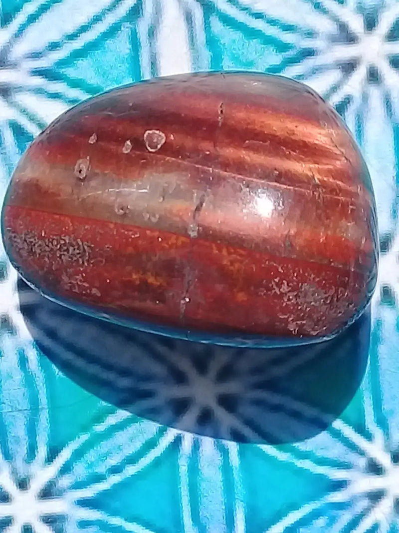 Chargez l'image dans la visionneuse de la galerie, Pierre roulée Œil de taureau Grade A ++++ Pierre roulée Œil de taureau
