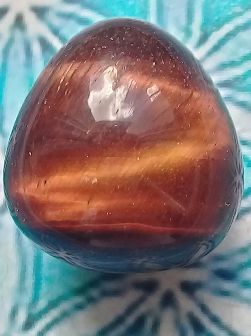 Chargez l'image dans la visionneuse de la galerie, Pierre roulée Œil de taureau Grade A ++++ Pierre roulée Œil de taureau
