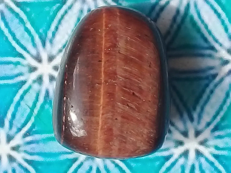 Chargez l'image dans la visionneuse de la galerie, Pierre roulée Œil de taureau Grade A ++++ Pierre roulée Œil de taureau
