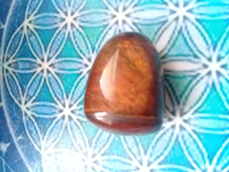 Chargez l&#39;image dans la visionneuse de la galerie, Pierre roulée Œil de taureau Grade A ++++ Pierre roulée Œil de taureau
