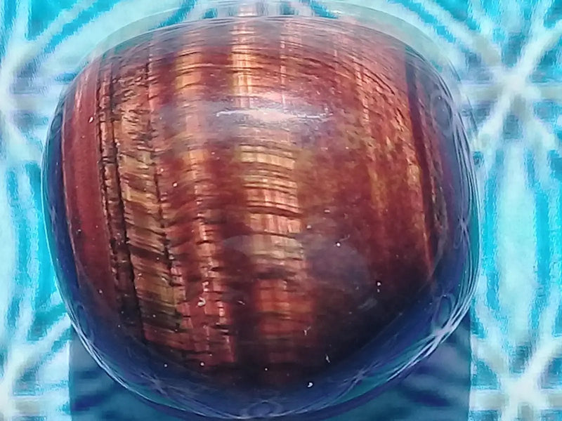 Chargez l&#39;image dans la visionneuse de la galerie, Pierre roulée Œil de taureau Grade A ++++ Pierre roulée Œil de taureau
