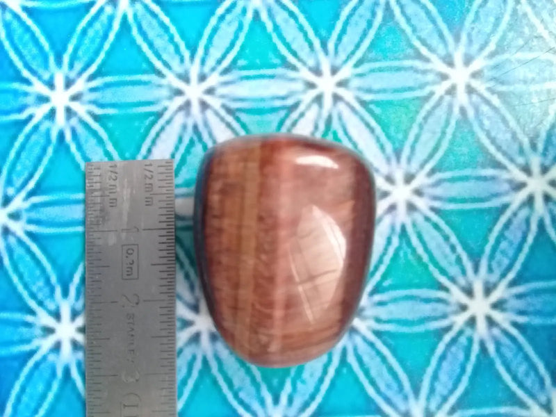 Chargez l'image dans la visionneuse de la galerie, Pierre roulée Œil de taureau Grade A ++++ Pierre roulée Œil de taureau
