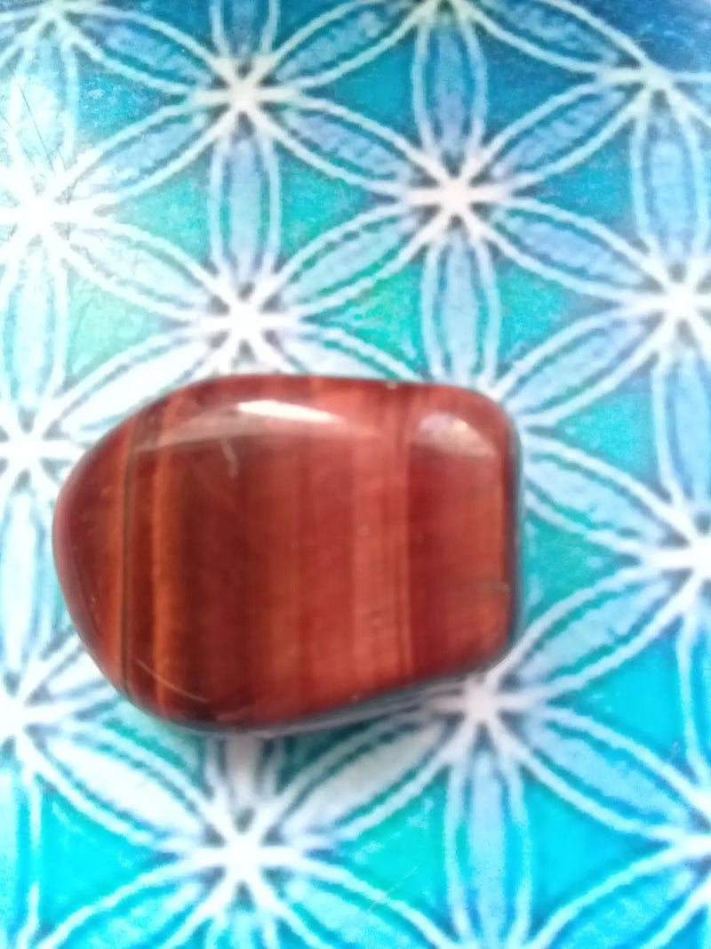 Chargez l&#39;image dans la visionneuse de la galerie, Pierre roulée Œil de taureau Grade A ++++ Pierre roulée Œil de taureau
