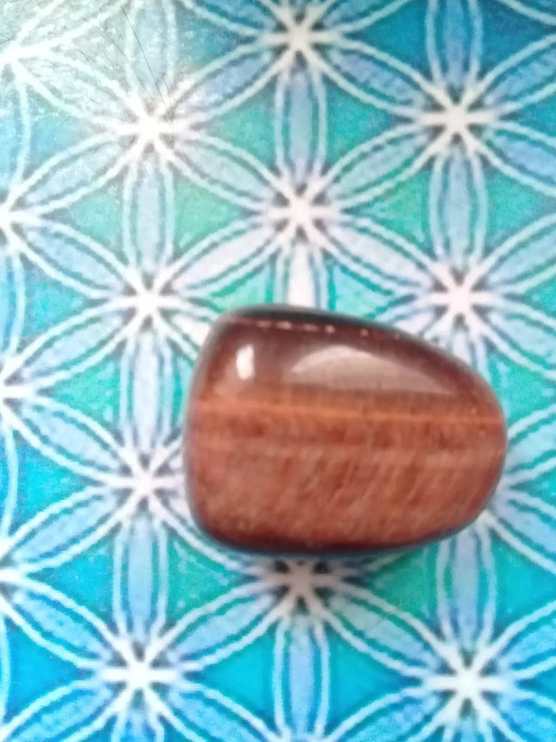 Chargez l'image dans la visionneuse de la galerie, Pierre roulée Œil de taureau Grade A ++++ Pierre roulée Œil de taureau
