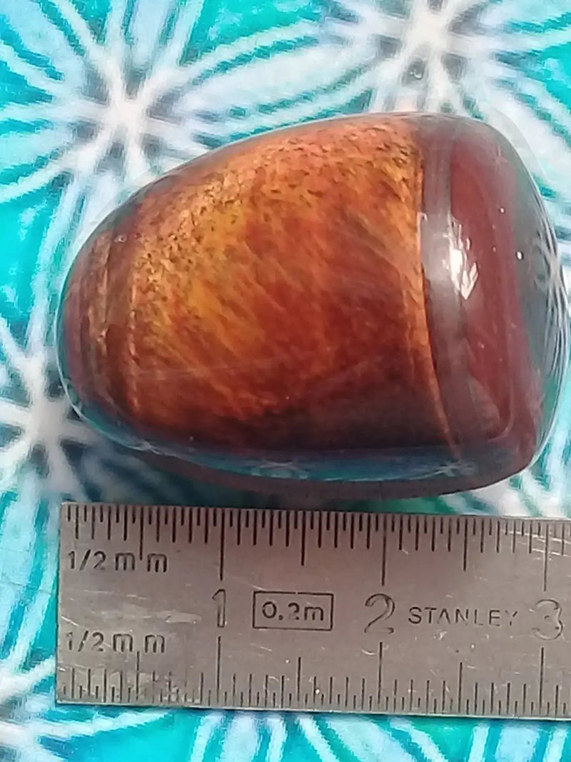 Chargez l&#39;image dans la visionneuse de la galerie, Pierre roulée Œil de taureau Grade A ++++ Pierre roulée Œil de taureau
