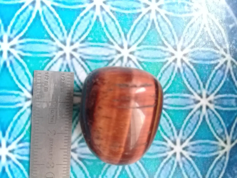 Chargez l'image dans la visionneuse de la galerie, Pierre roulée Œil de taureau Grade A ++++ Pierre roulée Œil de taureau
