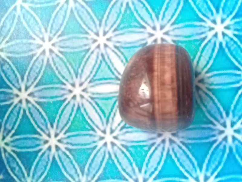 Chargez l'image dans la visionneuse de la galerie, Pierre roulée Œil de taureau Grade A ++++ Pierre roulée Œil de taureau
