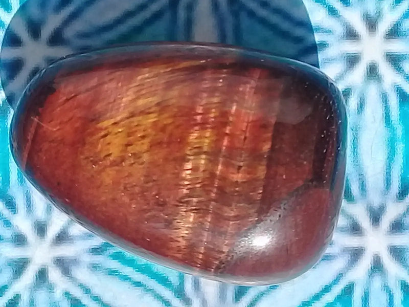 Chargez l&#39;image dans la visionneuse de la galerie, Pierre roulée Œil de taureau Grade A ++++ Pierre roulée Œil de taureau
