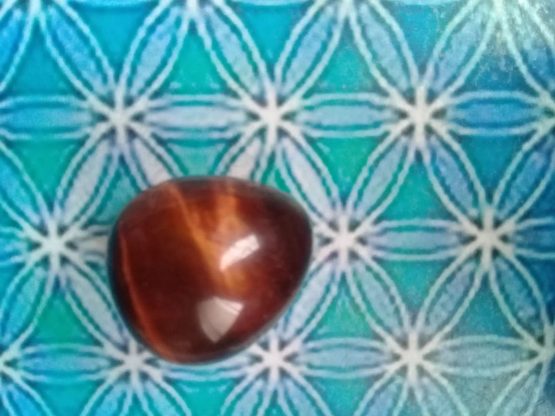 Chargez l'image dans la visionneuse de la galerie, Pierre roulée Œil de taureau Grade A ++++ Pierre roulée Œil de taureau
