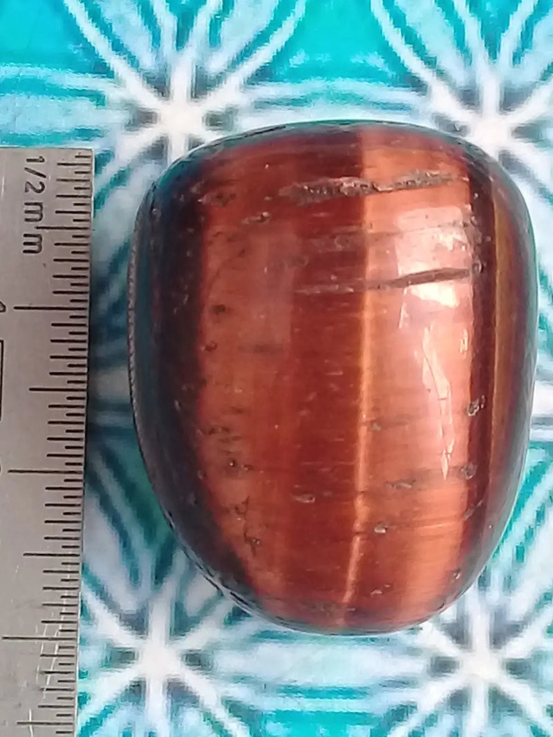 Chargez l'image dans la visionneuse de la galerie, Pierre roulée Œil de taureau Grade A ++++ Pierre roulée Œil de taureau
