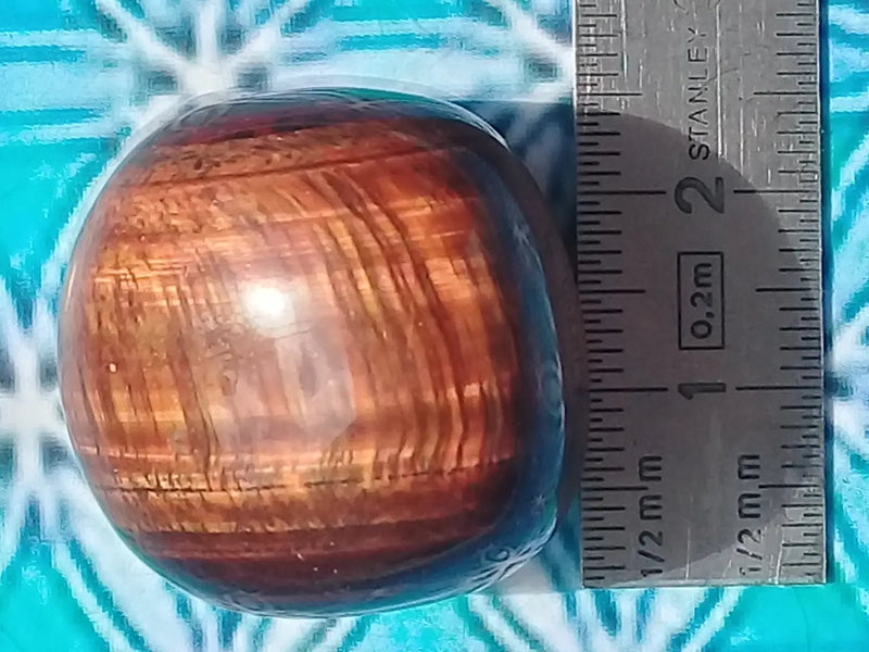 Chargez l&#39;image dans la visionneuse de la galerie, Pierre roulée Œil de taureau Grade A ++++ Pierre roulée Œil de taureau
