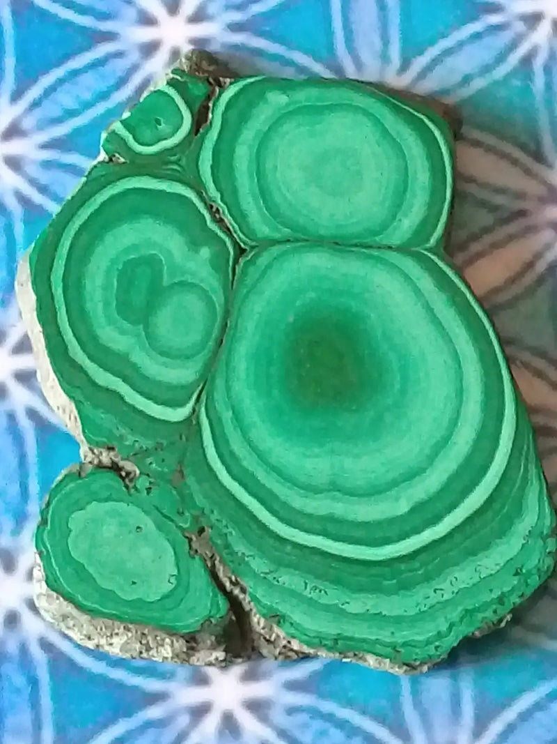 Load image into Gallery viewer, Plaque minérale polie en Malachite Grade A ++++ Plaque de Malachite polie
