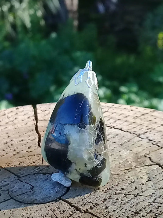 Préhnite pendentif Grade A ++++ Pendentif Préhnite