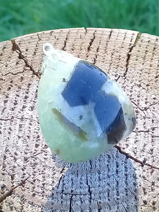 Préhnite pendentif Grade A ++++ Pendentif Préhnite