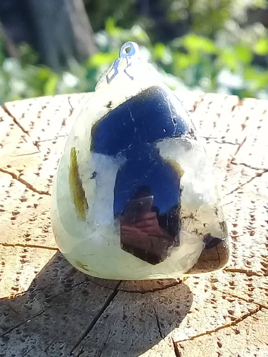 Préhnite pendentif Grade A ++++ Pendentif Préhnite