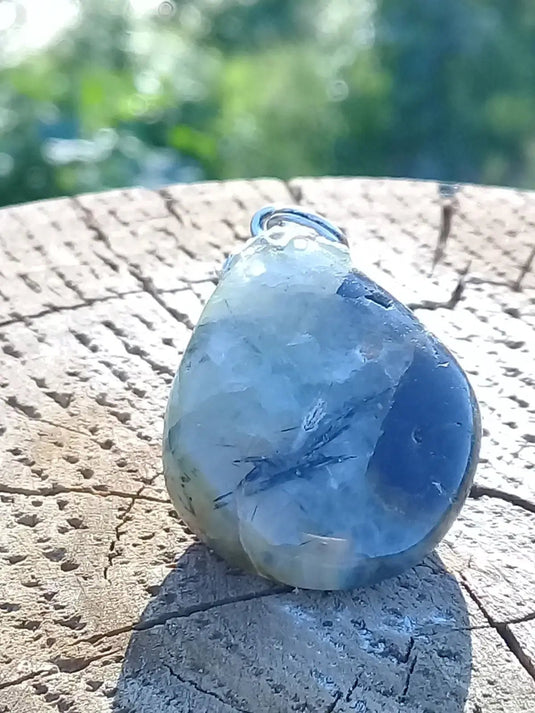 Préhnite pendentif Grade A ++++ Pendentif Préhnite