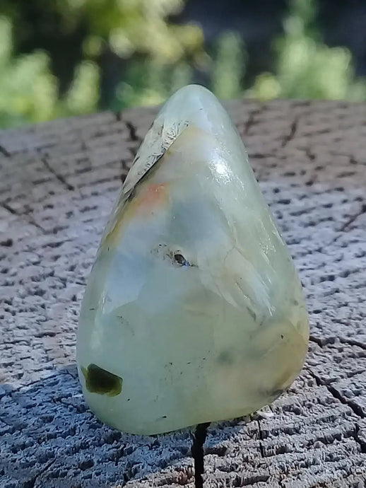 Préhnite pierre roulée Grade A ++++ Préhnite roulée