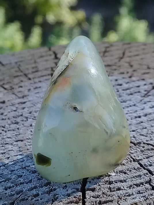 Préhnite pierre roulée Grade A ++++ Préhnite roulée