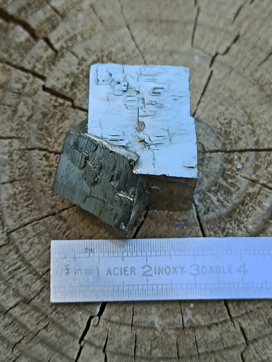 Pyrite d’Amérique du sud cube brut Grade A++++ Pierre brute Dans la besace du p'tit Poucet   
