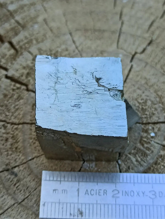 Pyrite d’Amérique du Sud cube brut Grade A++++ Pierre brute