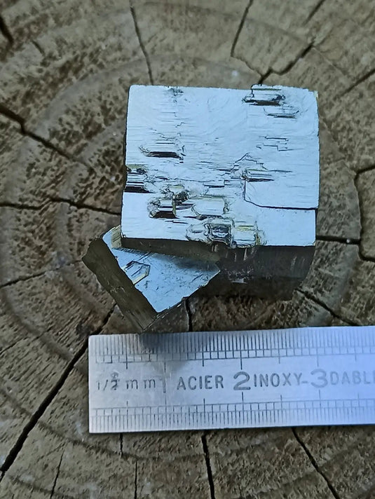 Pyrite d’Amérique du Sud cube brut Grade A ++++ Pierre brute