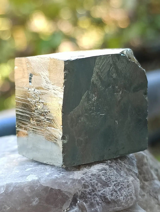 Pyrite d’Amérique du Sud cube brut Grade A ++++ Pierre brute