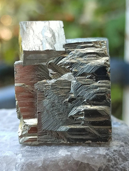 Pyrite d’Amérique du Sud cube brut Grade A ++++ Pierre brute