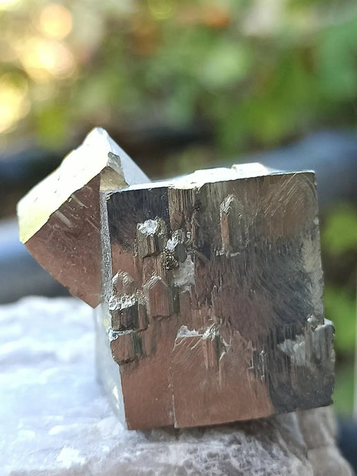 Pyrite d’Amérique du Sud cube brut Grade A ++++ Pierre brute