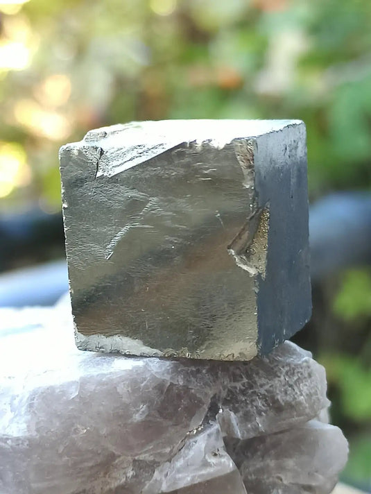 Pyrite d’Amérique du Sud cube brut Grade A ++++ Pierre brute