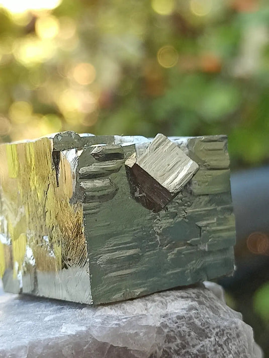 Pyrite d’Amérique du sud cube brut Grade A ++++ Pierre brute